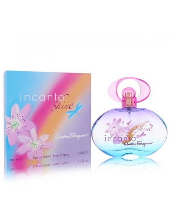 Incanto Shine by Salvatore Ferragamo Eau De Toilette Spray 3.4 oz (Women)