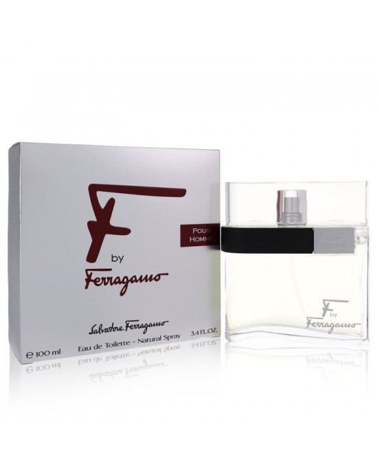 F by Salvatore Ferragamo Eau De Toilette Spray 3.4 oz (Men)