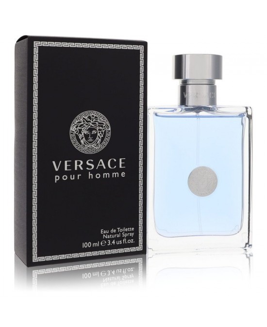 Versace Pour Homme by Versace Eau De Toilette Spray 3.4 oz (Men)