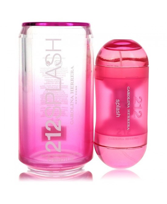 212 Splash by Carolina Herrera Eau De Toilette Spray (Pink) 2 oz (Women)