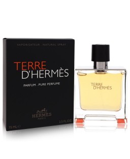 Terre D'Hermes by Hermes Pure Pefume Spray 2.5 oz (Men)