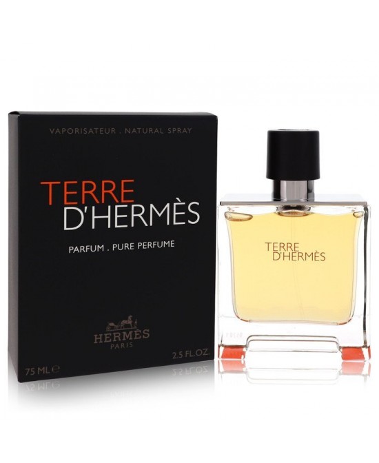 Terre D'Hermes by Hermes Pure Pefume Spray 2.5 oz (Men)