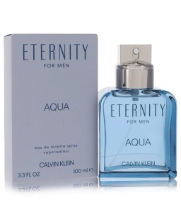 Eternity Aqua by Calvin Klein Eau De Toilette Spray 3.4 oz (Men)