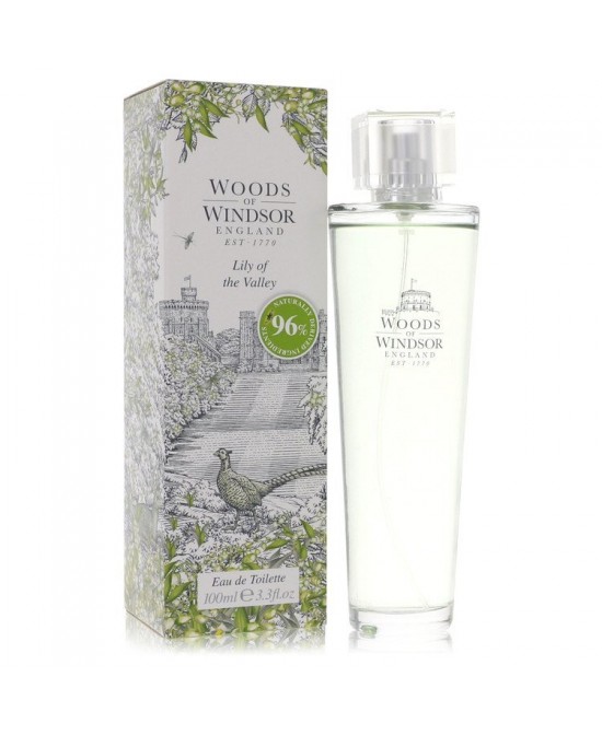 Lily of the Valley (Woods of Windsor) by Woods of Windsor Eau De Toilette Spray 3.4 oz (Women)