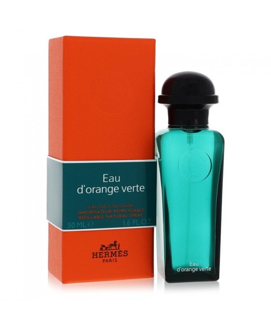 Eau D'Orange Verte by Hermes Eau De Cologne Spray Refillable (Unisex) 1.7 oz (Men)