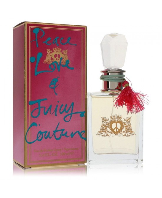 Peace Love & Juicy Couture by Juicy Couture Eau De Parfum Spray 3.4 oz (Women)