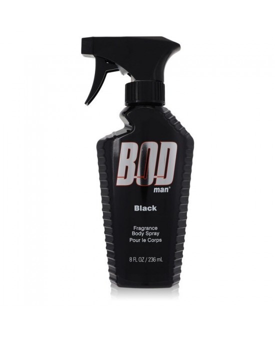 Bod Man Black by Parfums De Coeur Body Spray 8 oz (Men)