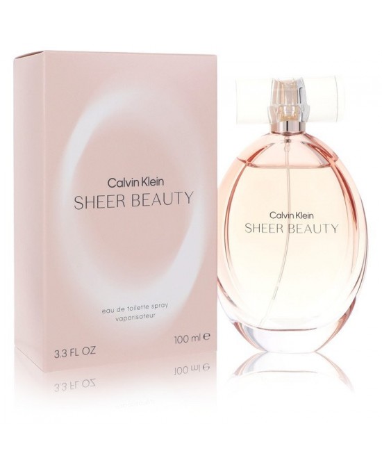 Sheer Beauty by Calvin Klein Eau De Toilette Spray 3.4 oz (Women)