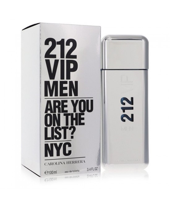 212 Vip by Carolina Herrera Eau De Toilette Spray 3.4 oz (Men)