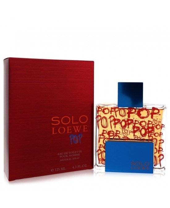 Solo Loewe Pop by Loewe Eau De Toilette Spray 4.3 oz (Men)