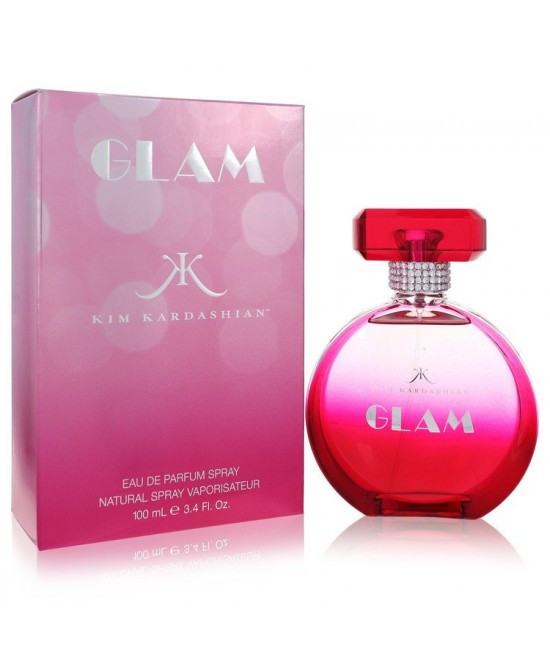 Kim Kardashian Glam by Kim Kardashian Eau De Parfum Spray 3.4 oz (Women)