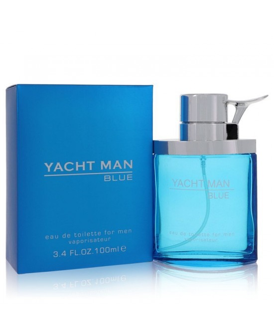 Yacht Man Blue by Myrurgia Eau De Toilette Spray 3.4 oz (Men)