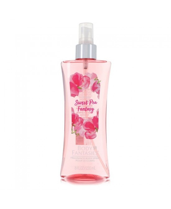 Body Fantasies Signature Pink Sweet Pea Fantasy by Parfums De Coeur Body Spray 8 oz (Women)