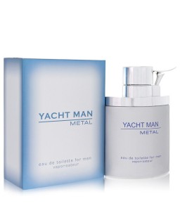 Yacht Man Metal by Myrurgia Eau De Toilette Spray 3.4 oz (Men)