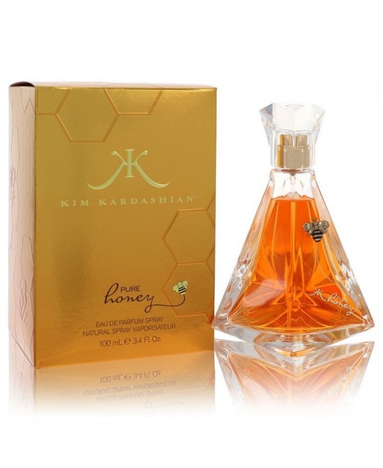 Kim Kardashian Pure Honey by Kim Kardashian Eau De Parfum Spray 3.4 oz (Women)