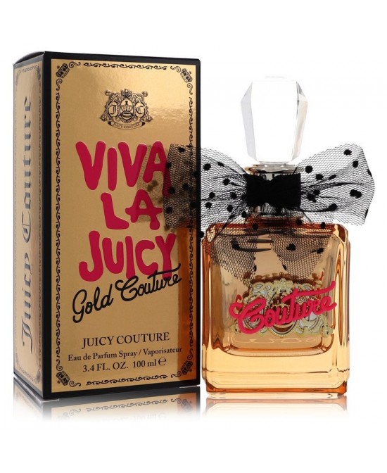 Viva La Juicy Gold Couture by Juicy Couture Eau De Parfum Spray 3.4 oz (Women)