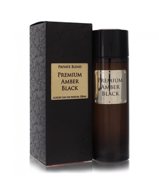 Private Blend Premium Amber Black by Chkoudra Paris Eau De Parfum Spray 3.4 oz (Men)