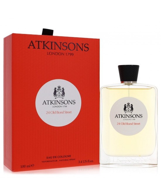 24 Old Bond Street by Atkinsons Eau De Cologne Spray 3.3 oz (Men)