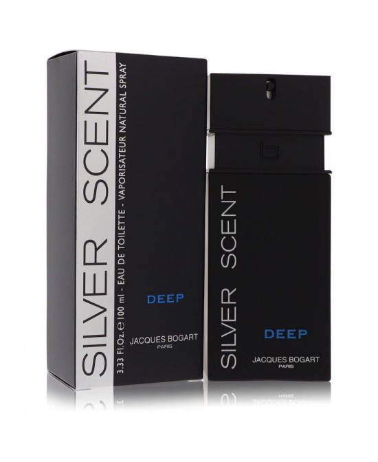 Silver Scent Deep by Jacques Bogart Eau De Toilette Spray 3.4 oz (Men)