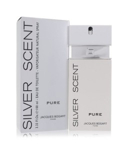 Silver Scent Pure by Jacques Bogart Eau De Toilette Spray 3.4 oz (Men)