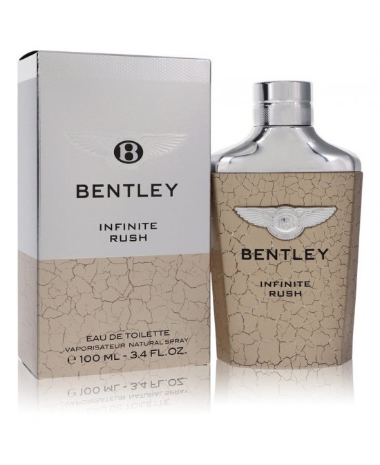 Bentley Infinite Rush by Bentley Eau De Toilette Spray 3.4 oz (Men)