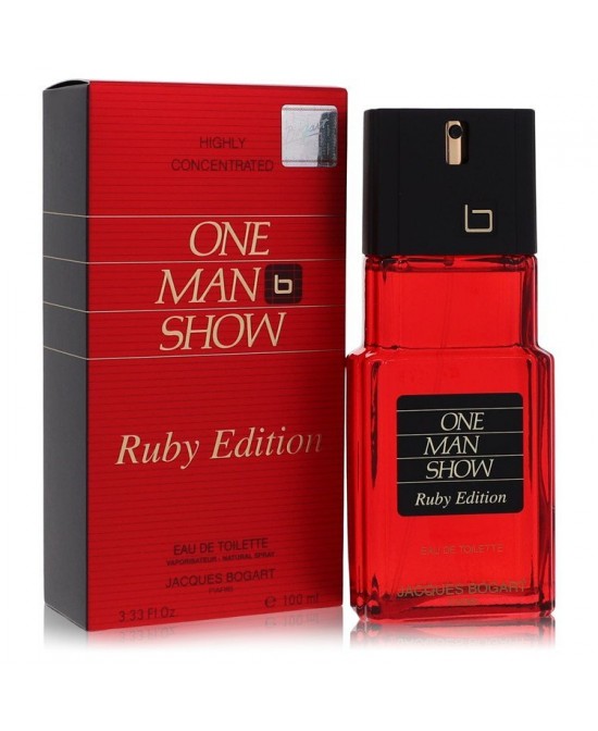 One Man Show Ruby by Jacques Bogart Eau De Toilette Spray 3.3 oz (Men)