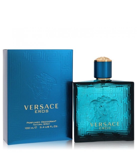 Versace Eros by Versace Deodorant Spray 3.4 oz (Men)