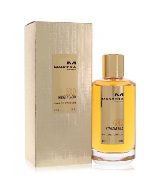 Mancera Intensitive Aoud Gold by Mancera Eau De Parfum Spray (Unisex) 4 oz (Women)