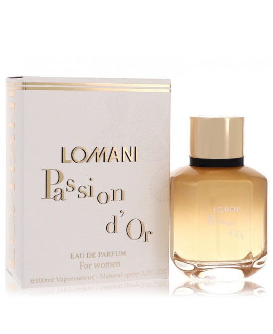 Lomani Passion D'or by Lomani Eau De Parfum Spray 3.3 oz (Women)