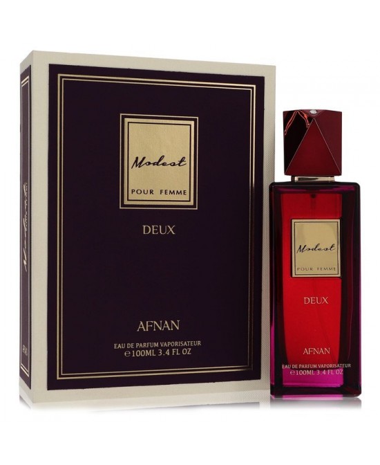 Modest Pour Femme Deux by Afnan Eau De Parfum Spray 3.4 oz (Women)