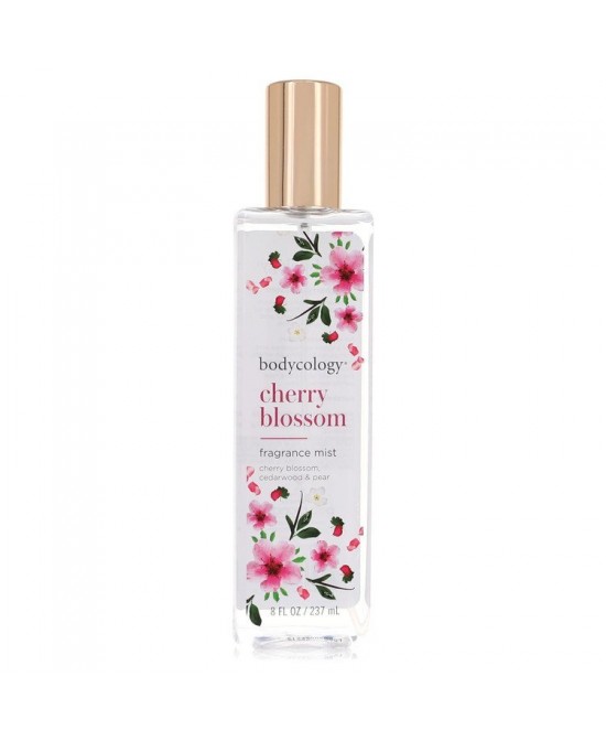 Bodycology Cherry Blossom Cedarwood and Pear by Bodycology Fragrance Mist Spray 8 oz (Women)