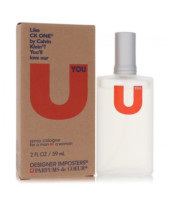 Designer Imposters U You by Parfums De Coeur Cologne Spray (Unisex) 2 oz (Women)