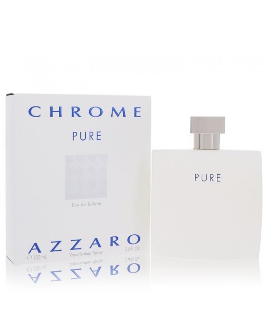 Chrome Pure by Azzaro Eau De Toilette Spray 3.4 oz (Men)