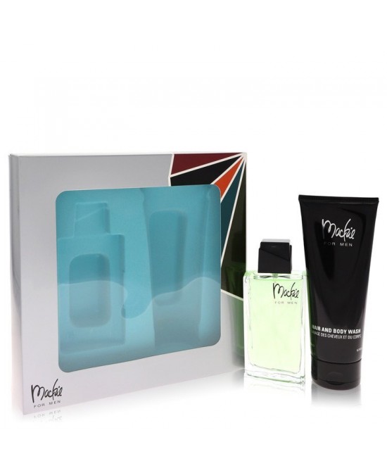 Mackie by Bob Mackie Gift Set -- 3.4 oz Eau De Toilette Spray + 6.7 oz Shower Gel (Men)