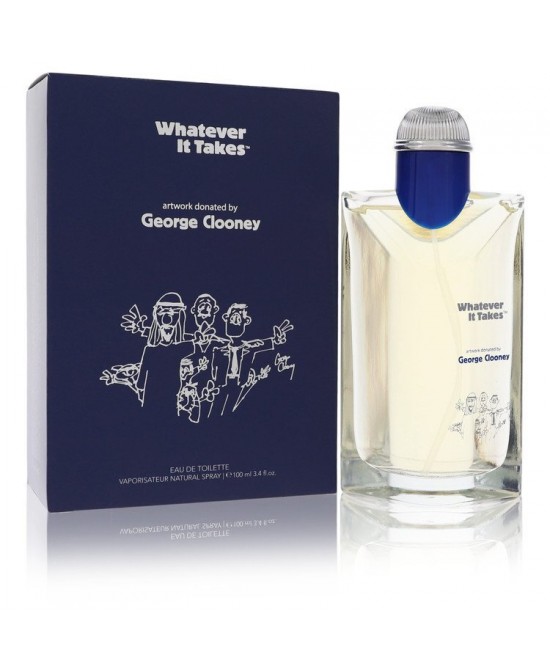 Whatever It Takes George Clooney by Whatever it Takes Eau De Toilette Spray 3.4 oz (Men)