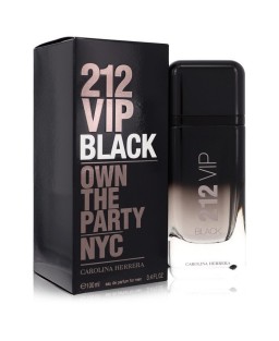 212 VIP Black by Carolina Herrera Eau De Parfum Spray 3.4 oz (Men)