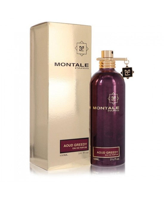 Montale Aoud Greedy by Montale Eau De Parfum Spray (Unisex) 3.4 oz (Women)