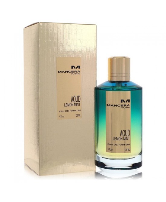 Mancera Aoud Lemon Mint by Mancera Eau De Parfum Spray (Unisex) 4 oz (Women)