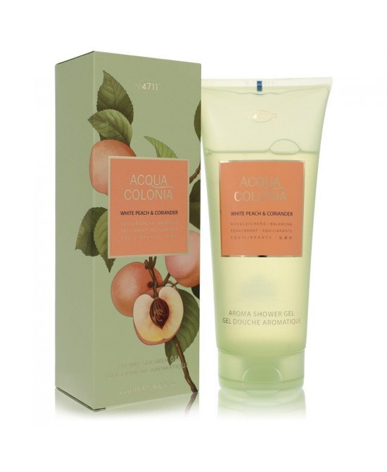 4711 Acqua Colonia White Peach & Coriander by 4711 Shower Gel 6.8 oz (Women)