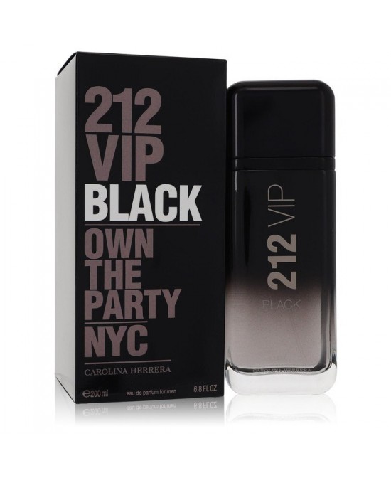 212 VIP Black by Carolina Herrera Eau De Parfum Spray 6.8 oz (Men)