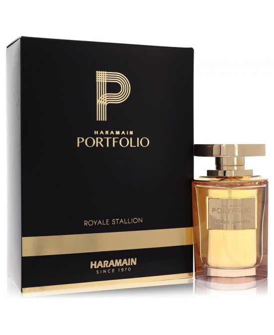 Al Haramain Portfolio Royale Stallion by Al Haramain Eau De Parfum Spray 2.5 oz (Men)