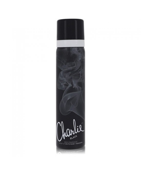 Charlie Black by Revlon Body Fragrance Spray 2.5 oz (Women)