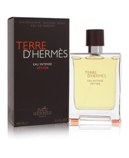 Terre D'hermes Eau Intense Vetiver by Hermes Eau De Parfum Spray 3.3 oz (Men)