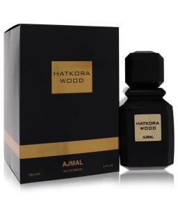 Hatkora Wood by Ajmal Eau De Parfum Spray (Unisex) 3.4 oz (Men)