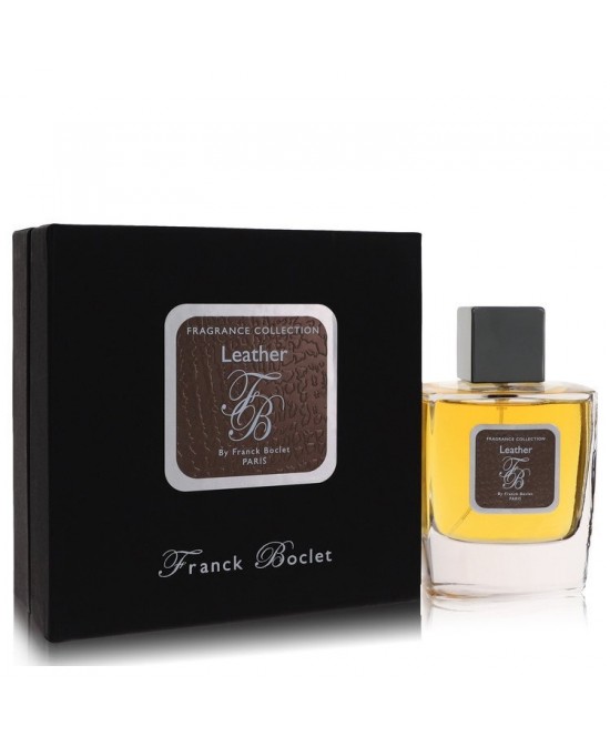 Franck Boclet Leather by Franck Boclet Eau De Parfum Spray 3.4 oz (Men)