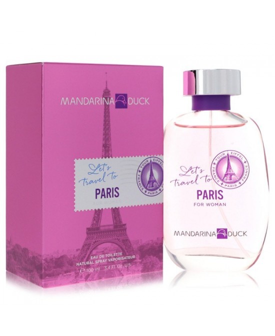 Mandarina Duck Let's Travel to Paris by Mandarina Duck Eau De Toilette Spray 3.4 oz (Women)