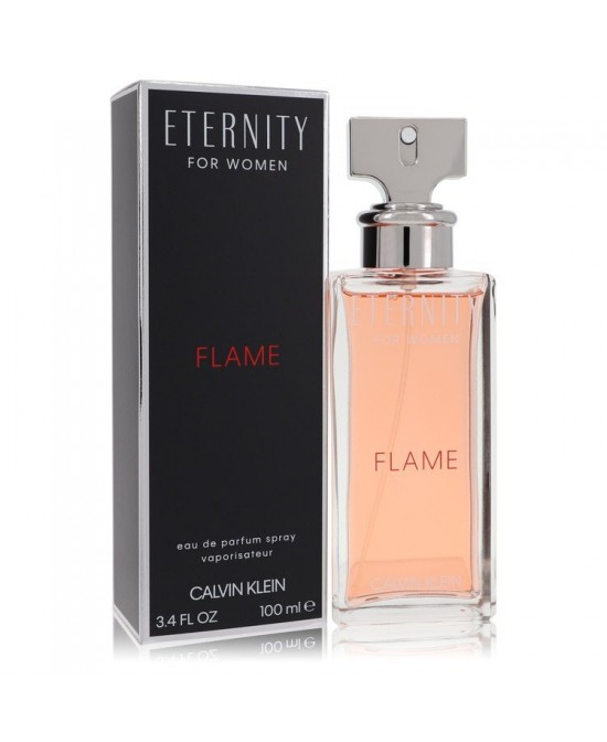 Eternity Flame by Calvin Klein Eau De Parfum Spray 3.4 oz (Women)