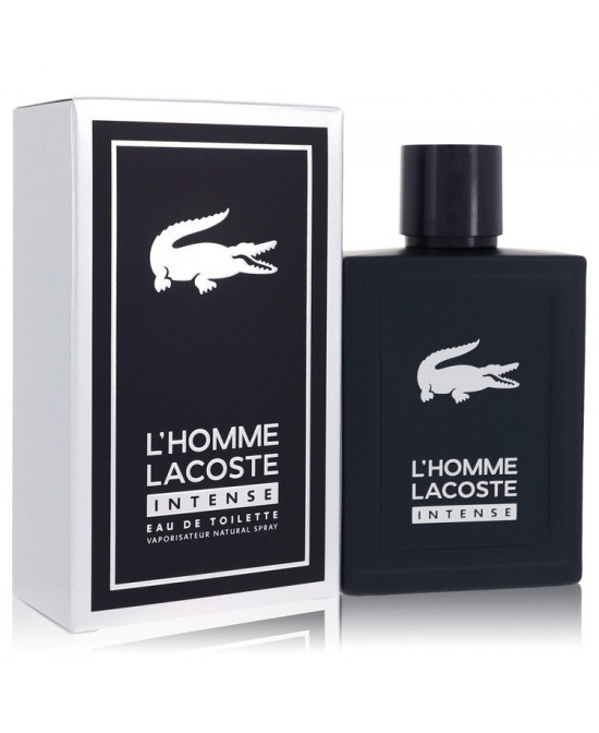 Lacoste L'homme Intense by Lacoste Eau De Toilette Spray 3.3 oz (Men)