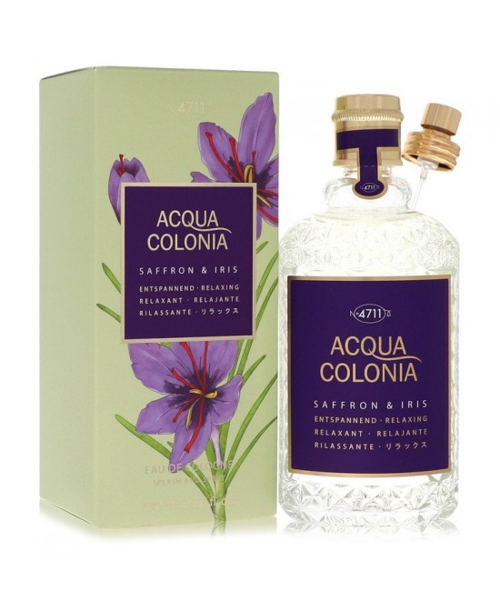 4711 Acqua Colonia Saffron & Iris by 4711 Eau De Cologne Spray 5.7 oz (Women)