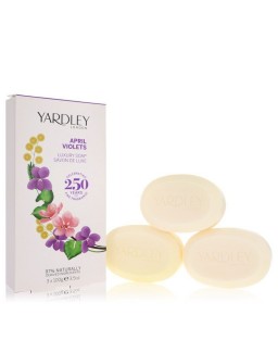 April Violets by Yardley London 3 x 3.5 oz Soap 3.5 oz (Women)